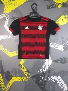 Flamengo Jersey Home football shirt 2022 Adidas Camiseta Young Size 2XS ig93 - Picture 1 of 11