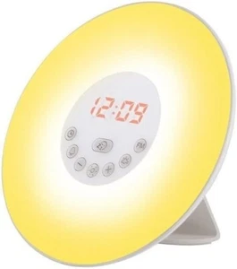 Lloyds Pharmacy SAD wake up sunrise Lamp Radio Helps Seasonal Affective Disorder - Picture 1 of 7