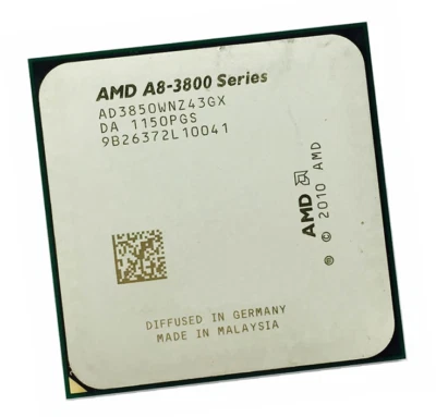 AMD A8-Series A8-3850 AD3850WNZ43GX Quad-Core 2.9 GHz Socket FM1 CPU Processor  - Image 1 of 2