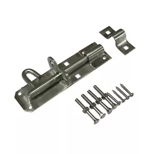 Perno Brenton de alta resistencia de acero inoxidable deslizante 4, 6, 8" (pestillo de puerta de jardín) - Imagen 1 de 48