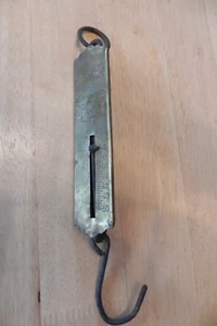 Vintage PS & W Co. 50 lb. Hängewaage Messing/Eisen - Bild 1 von 4