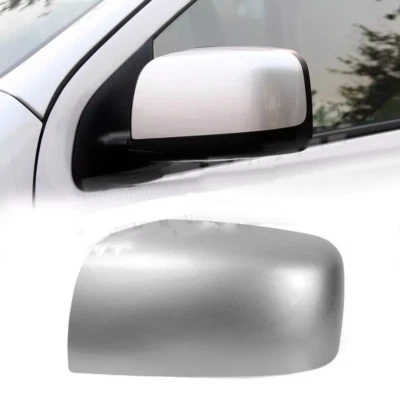 Cubierta de tapa de espejo retrovisor lado conductor izquierdo plateado para Nissan Rogue 2008-2015 Foto 1 de 2
