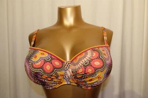 ANTIGEL by Lise Charmel Bikini Top L'AVATAR ANTIGEL orange avatar Holi Print NEU - Bild 1 von 4