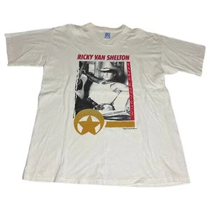 Vintage 80er Ricky Van Shelton Hemd Herren XL Wild Eyed Dream Brockum Einzelnaht - Bild 1 von 8