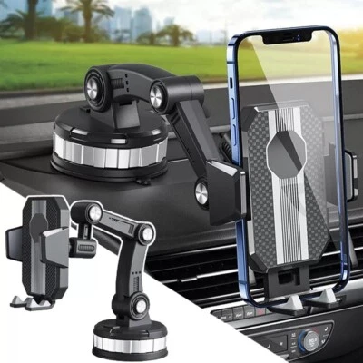Universal Car Phone Holder 360 Windscreen Suction/dash Mount GPS Stand Cradle - Image 1 of 4