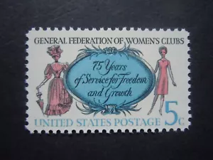 #1316a 5c Womens Club Single MNH OG VF "TAGGED" - Picture 1 of 1