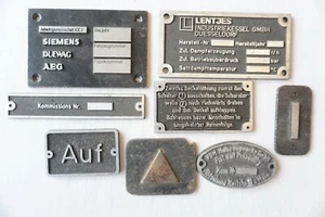 Colección de Locomotora Ferroviaria Loco Wagon Plate x8 Siemens Lentjes  - Imagen 1 de 6