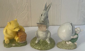Figuras Royal Doulton WP19 Winnie The Pooh Basket/WP5 Piglet Globo/WP23 Conejo - Imagen 1 de 20