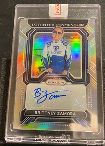 Brittney Zamora 2023 Prizm - Patented Penmanship - Silver Prizm Auto - Picture 1 of 2