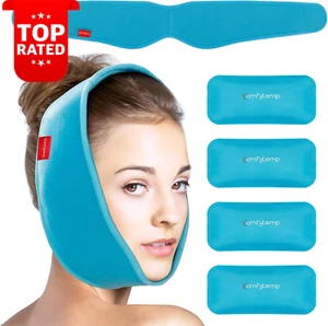Wisdom Teeth Ice Pack Head Wrap Hot Cold Gel Packs TMJ Relief Surgery Pain - Picture 1 of 12