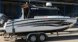 Racing Stripes sticker boat, Tribal street racing graphic, Tribal boat vinyl - Picture 1 of 11