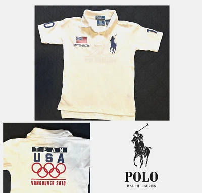 Polo Ralph Lauren US Olympic Team United States 2010 Polo Shirt - Youth - Size 6 - Image 1 of 4