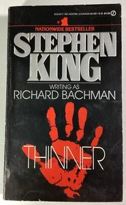 Stephen King Thinner 1985 1st Edition Paperback Signet AE3796 - Picture 1 of 10