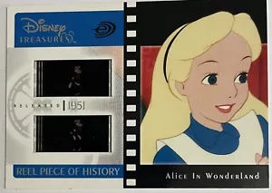 Disney Treasures Reel Piece of History Authentic Film Cel Alice In Wonderland - Picture 1 of 3