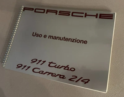 Porsche 911 (964) Uso e Manutenzione / Manual del conductor en italiano 1992 Foto 1 de 3