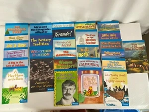 Harcourt Leveled Readers 28 Books Grade 4 Lessons 1-30 Missing #8 and #18 - Picture 1 of 6