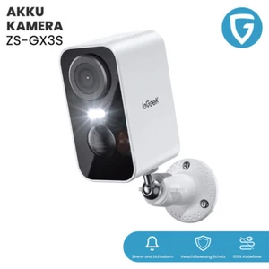 ieGeek Überwachungskamera Akku 2K Kamera Kabellos mit 2.4G WIFI 5200mAh Batterie - Bild 1 von 8