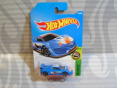 2017 HOT WHEELS ''HW EXOTICS'' #252 = RENAULT SPORT R.S. 01 = BLUE  int - Image 1 of 2