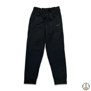 Nike Sportswear Track Pants Mens Medium Black Swoosh Athletic Slim Gym Jogger - Foto 1 di 6