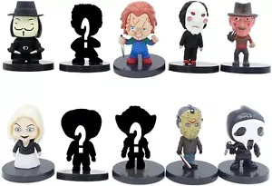 Horrorfilm Actionfigur, 10 Stück Horrorfilm Figur cooles Halloween Spielzeug - Bild 1 von 9