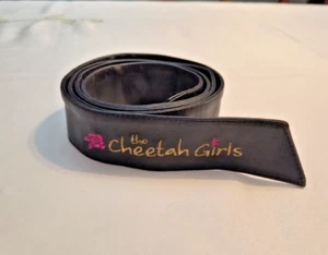 RARE Bowknot Sash/Belt with Embroidered "the Cheetah Girls" - Picture 1 of 4