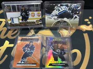 22 23 UD Premier Imagery Dylan Samberg /75 +UD Canvas Hellebuyck Winnipeg Jets - Picture 1 of 6