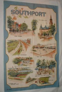 Southport Towel  Vintage All Cotton 29" X 19" - Picture 1 of 3