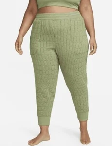Damen Yoga Therma-fit Luxe Wende Fleece Hose In Grün, XL - Bild 1 von 5