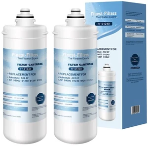 2 cartucce filtro acqua compatibili con Zip Hydrotap ZT002 91240/91241 - Foto 1 di 4