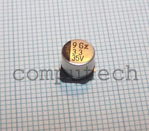 10 pezzi 33uF 35V Condensatore Elettrolitico SMD 6,3 x 5,8mm - Bild 1 von 1