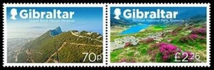 GIBRALTAR 2019 VIEWS MNH JOINT ISSUE w/ROMANIA - Picture 1 of 1