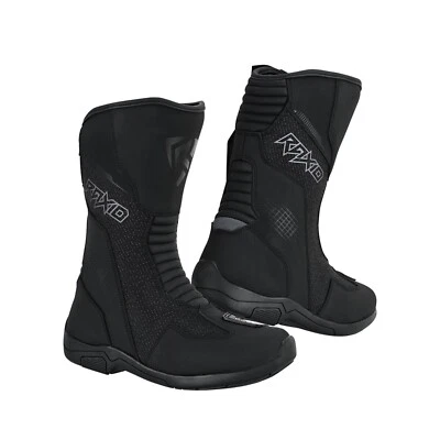 RAXID NEW PERTH MOTORRAD TOUREN STIEFEL SCHWARZ WASSERDICHT BIKER BOOTS FÜR UNISEX