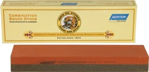 Norton India Alundum 8 inch Stone Sharpeners Dimensions: 1" x 2" x 8" Grit Fine - Picture 1 of 1