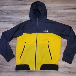 Polo Sport Ralph Lauren Performance Jacke Netzfutter Herren mittelblau gelb - Bild 1 von 12