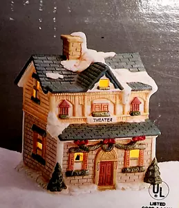 Share the Joy Our Town Colección Teatro Pueblo de Navidad Edificio Raro - Imagen 1 de 2