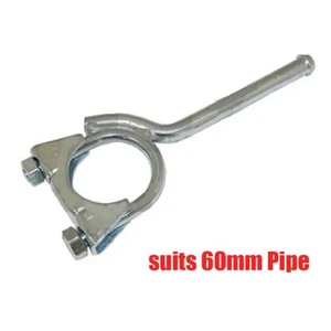 Universal Exhaust Repair Hanger Clamp Hanging Bracket - to suit 60mm Pipe - Picture 1 of 2