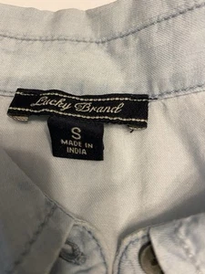 Ladies Lucky Brand Denim shirt  Size Small - Picture 1 of 5