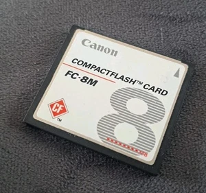 Canon 8 MB CompactFlash FC-8M CF scheda immagine scheda di memoria archiviazione per fotocamere - Foto 1 di 1