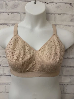 Sujetador Chantelle 40DD Norah Comfort Soporte Sin Alambres Espalda Alisador Beige Foto 1 de 4