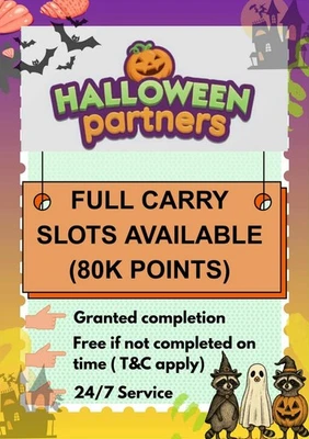 RUSH HALLOWEEN PARTNER FULL CARRYING 80K🔥COMPLETE IN 48MINUTES OTHERWISE FREE🔥 - Image 1 of 2