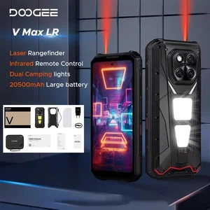 Doogee V Max LR 5G Rugged Phone 20500mAh Laser Entfernungsmesser Camping Lichter 200MP - Bild 1 von 15