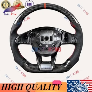 Volante de fibra de carbono para Mercedes-Benz C43 C63/E43 S G GLE GLC GLS AMG GT - Imagen 1 de 10