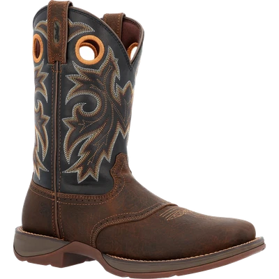 Bota occidental Durango Rebel™ para hombre con InsulKul™ bordada DDB0499 Foto 1 de 4