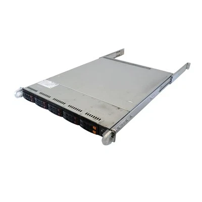 Supermicro 10 Bay SAS / NVME Xeon E5-2650 v4 128GB DDR4 RAM 1U X10DRW-N Server - Image 1 of 4