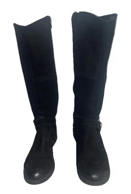 Steve Madden Jacey over-the-Knee Black Microsuede Boots Women's Size 8.5 - Image 1 of 4