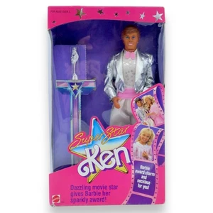 Vintage SuperStar Ken Barbie Doll 1988 Mattel #1535 NRFB - Picture 1 of 7