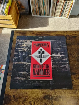 Manowar - Sign Of The Hammer - 10 Records - DI10 - UK - 1st press - 1984 - - Image 1 of 4