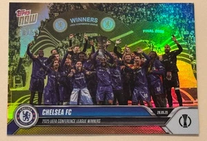 TOPPS NOW 24-2025 UEFA CONFERENCE LEAGUE WINNERS /50 GOLD CHELSEA ๐ฆ๐ต - Picture 1 of 4
