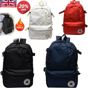 UK Converse Rucksack Backpack Sports Gym Travel Laptop School College Backpacks - Picture 1 of 34