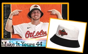 NUOVO 2025 Baltimore Orioles Floppy Bucket Hat SGA 25 luglio 2025 MLB Coors Light - Foto 1 di 3